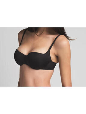 NWT SKIMS Ultimate Push-Up Underwire Balconette Bra Black-Onyx 32DDD